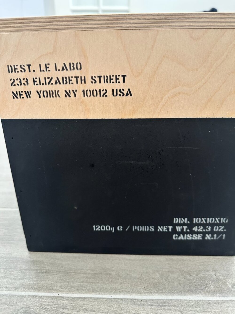 Le Labo 1200g 42.3oz Scented Candle Santal 26 Wooden Retail Empty Box